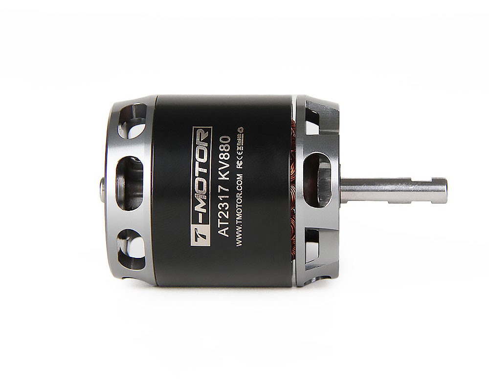 T-Motor AT2317 Long Shaft Outdoor 3D Trainer Glider Motor-KV1400/KV880/KV1250 2