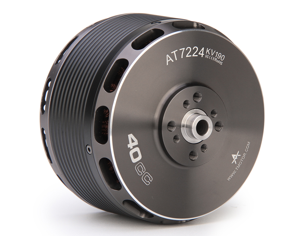 T-Motor AT7224 40CC VTOL UAV Fixed Wing Aircraft Long Shaft  Motor KV160/KV190 2