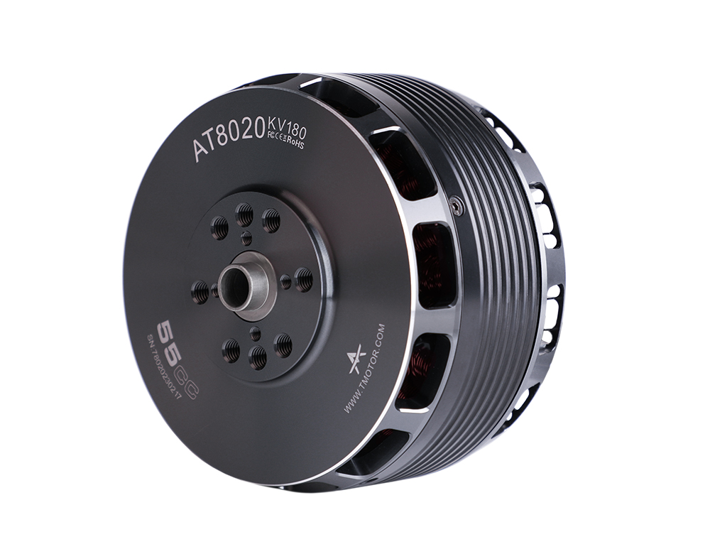 T-Motor AT8020 55CC VTOL UAV Fixed Wing  Aircraft Long Shaft Motor 180KV/210KV 3