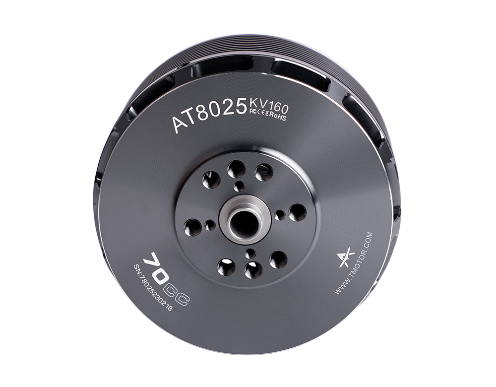 T-Motor AT8025 70CC VTOL UAV Fixed Wing Aircraft Long Shaft Motor KV160/KV190