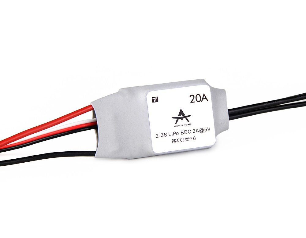 T-Motor AT20A 2-3S Fixed Wing Airplane ESC