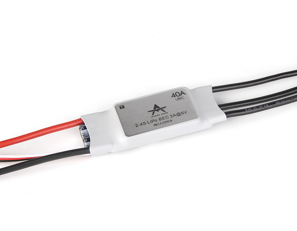 T-Motor AT40A 2-4S Fixed Wing Airplane ESC 3