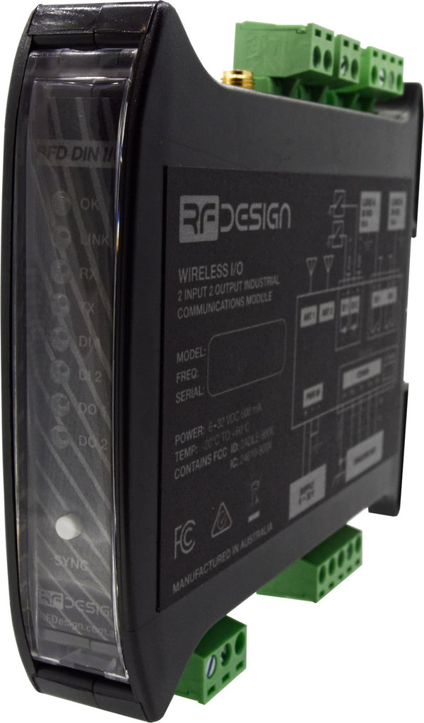 RFD-DIN-IO US Телеметрический интерфейс