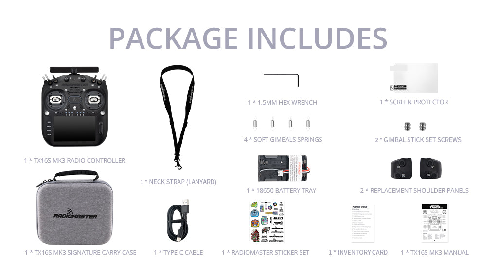 RadioMaster [Предзаказ] TX16S MK3 Пульт управления (ELRS / M2) — деталь 16