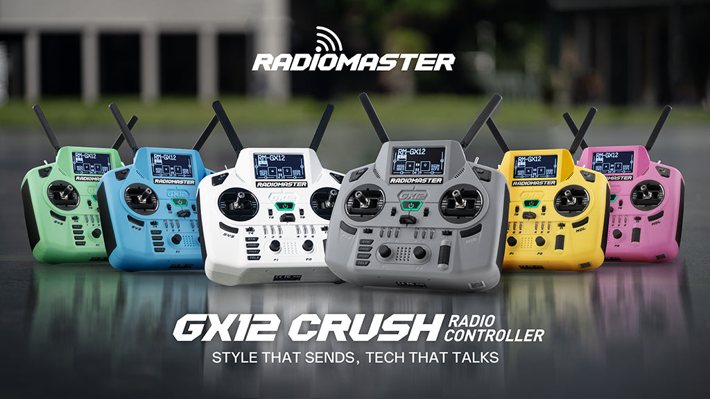 RadioMaster GX12 Crush Пульт управления (ELRS / M2) — деталь 1