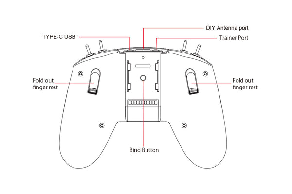 RadioMaster T8 Lite Пульт управления — деталь 11