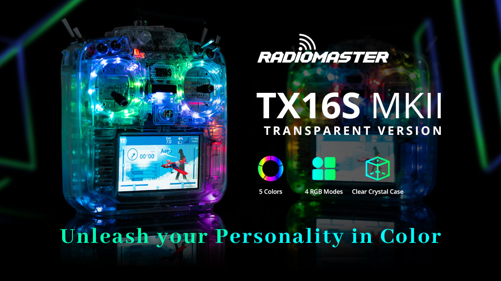 RadioMaster TX16S MKII Прозрачная версия (MCK Edition / ELRS / M2) — деталь 1