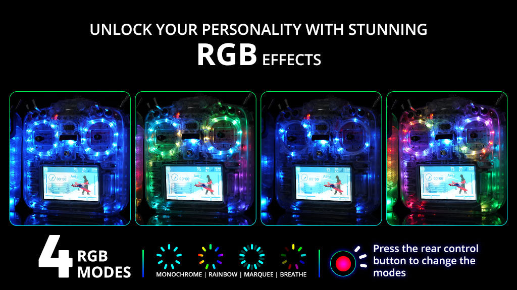 RadioMaster TX16S MKII Прозрачная версия (MCK Edition / ELRS / M2) — деталь 3