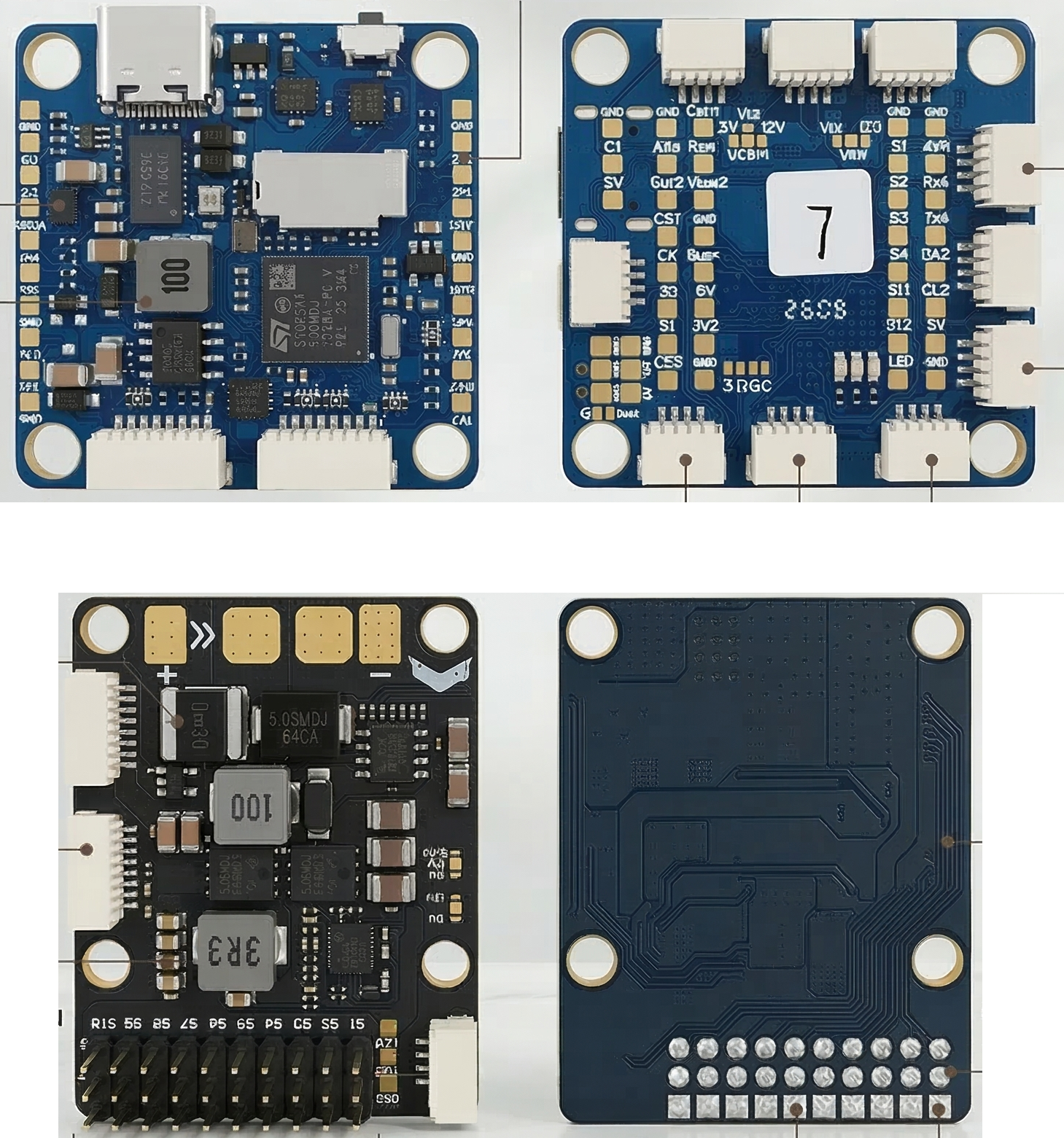 soluTech H743-DUAL Flight Controller
