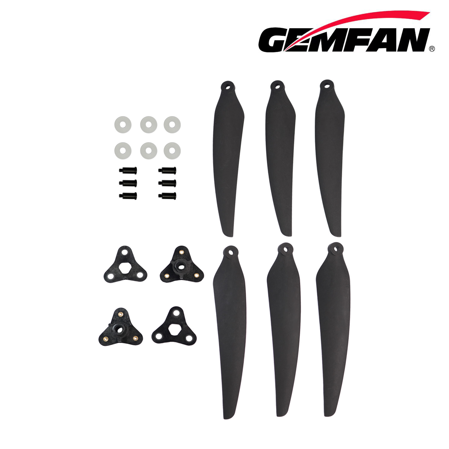 Gemfan 1307F Folding 3 Blade Glass Fiber Nylon