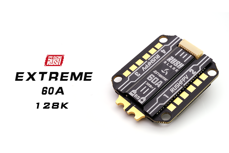 RUSH BLADE 32BIT 60A 3-6S 128KHZ 30X30 4IN1 ESC - EXTREME EDITION 3