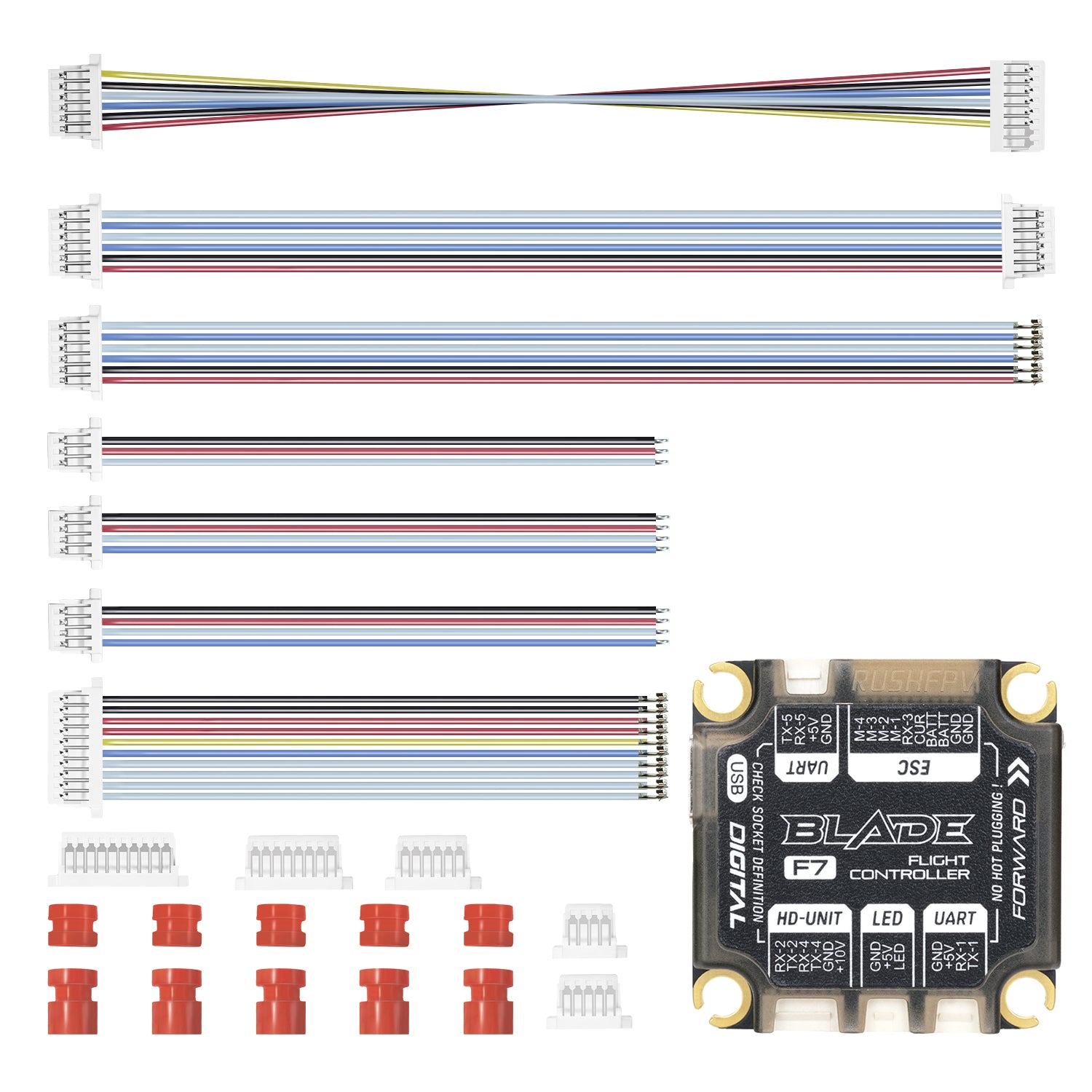 RUSH BLADE F722 30x30 Flight Controller For DJI Digital V2 Version 2