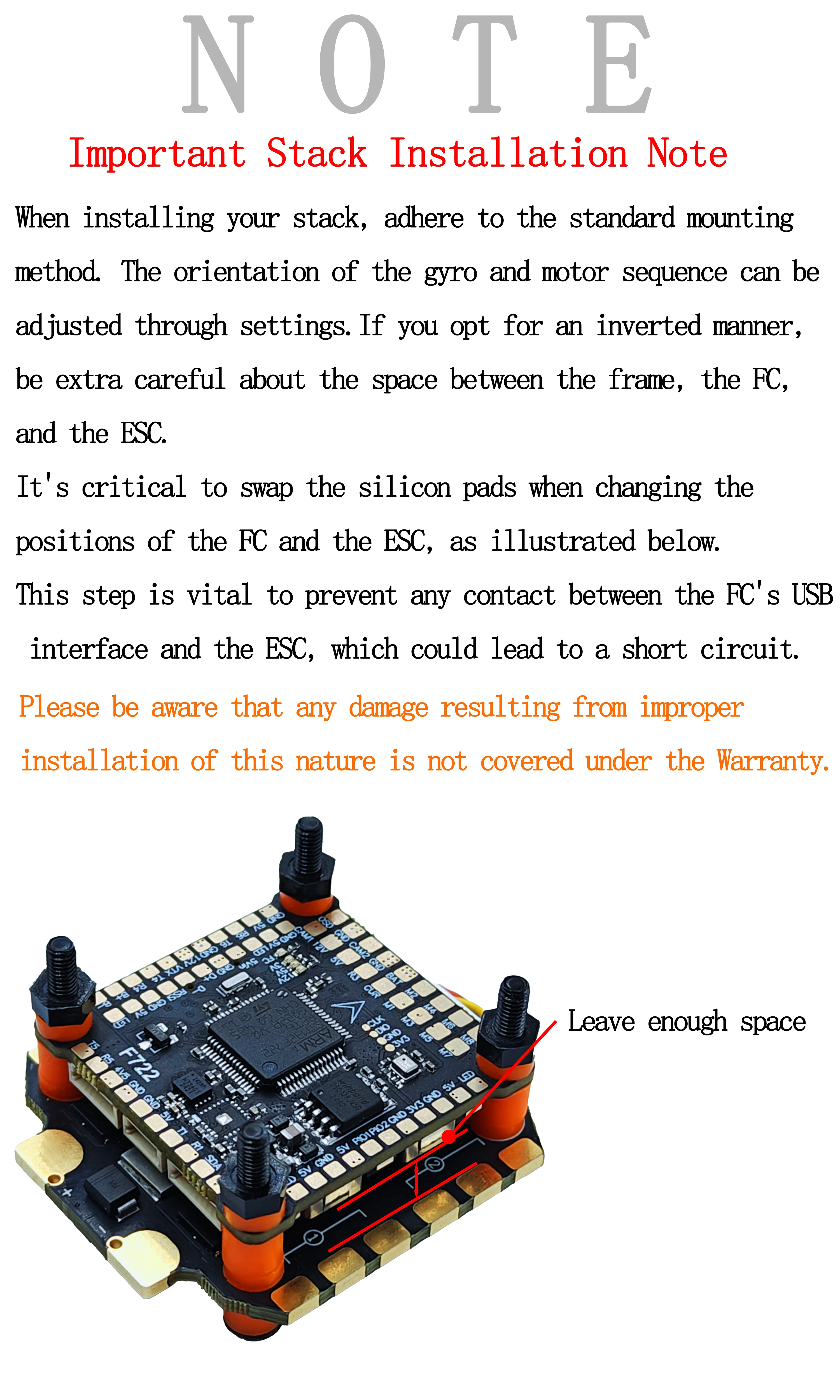 DAKEFPV F722 FC & 3-12S 70A ESC — деталь 3