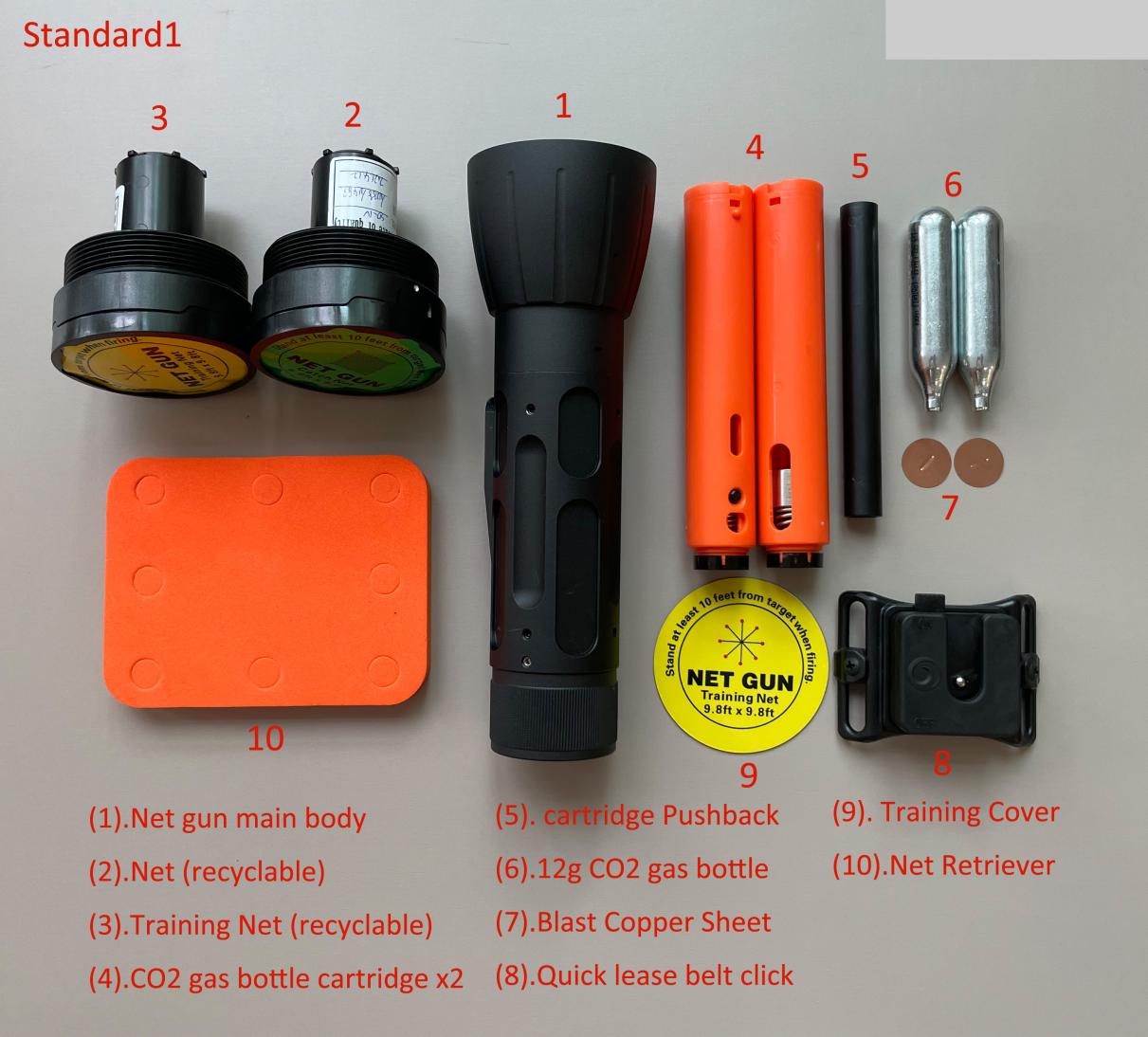 Net Gun CO2 — Anti-Drone Capture Device — деталь 1