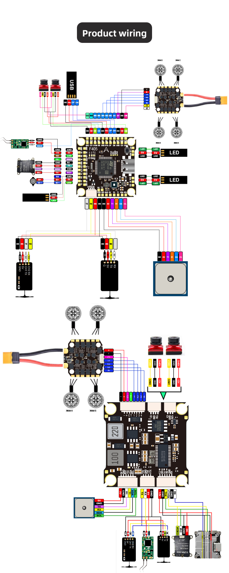 DAKEFPV F405 GT-6S-55A — деталь 2