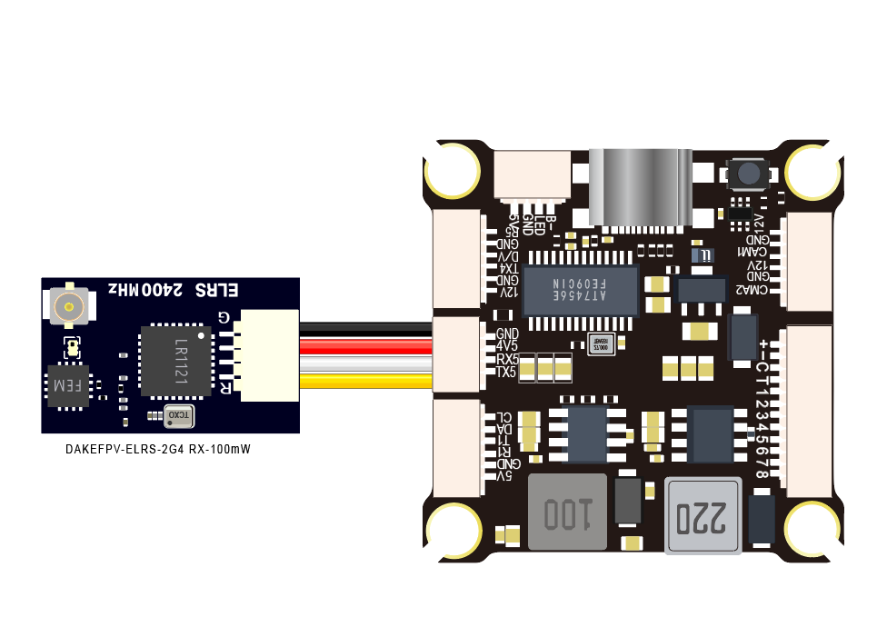 DAKE 2.4G NANO RX — деталь 1